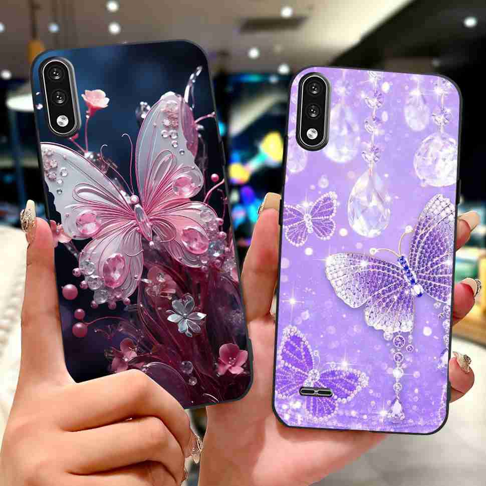 For LG K22 2020 Casing 6.2" Floral Pattern Cover Silicone Soft TPU For LG K 22 K22 LGK22 Cases Screen Protectors Coque Fundas