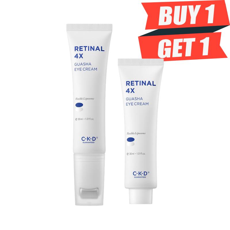 [CKD] Retinal 4X Guasha Eye Cream 30ml + Refill 30ml (1Buy 1Get)