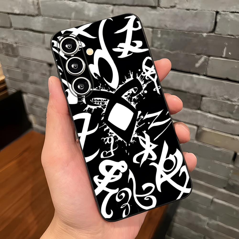 S-Shadowhunters Rune Phone Case For Samsung A25 A13 A33 5G A54 A36 A35 A56 A52 A14 Shockproof Soft Cover
