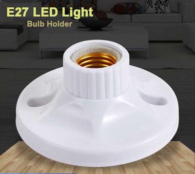 115mm E27 Screw Surface Mounted LED Bulb Base Bakelite Liner Paperback Lamp Holder E27 Socket Converter 6A Lighting Accessories