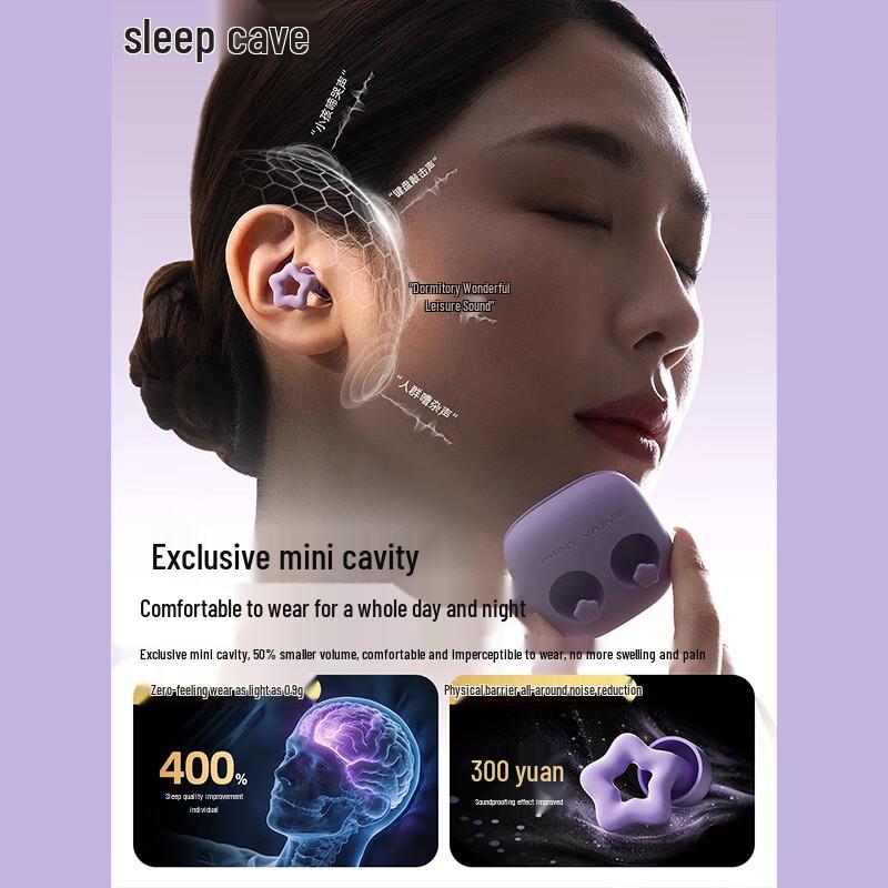 R2 Starry Silicone Sleeping Earplugs