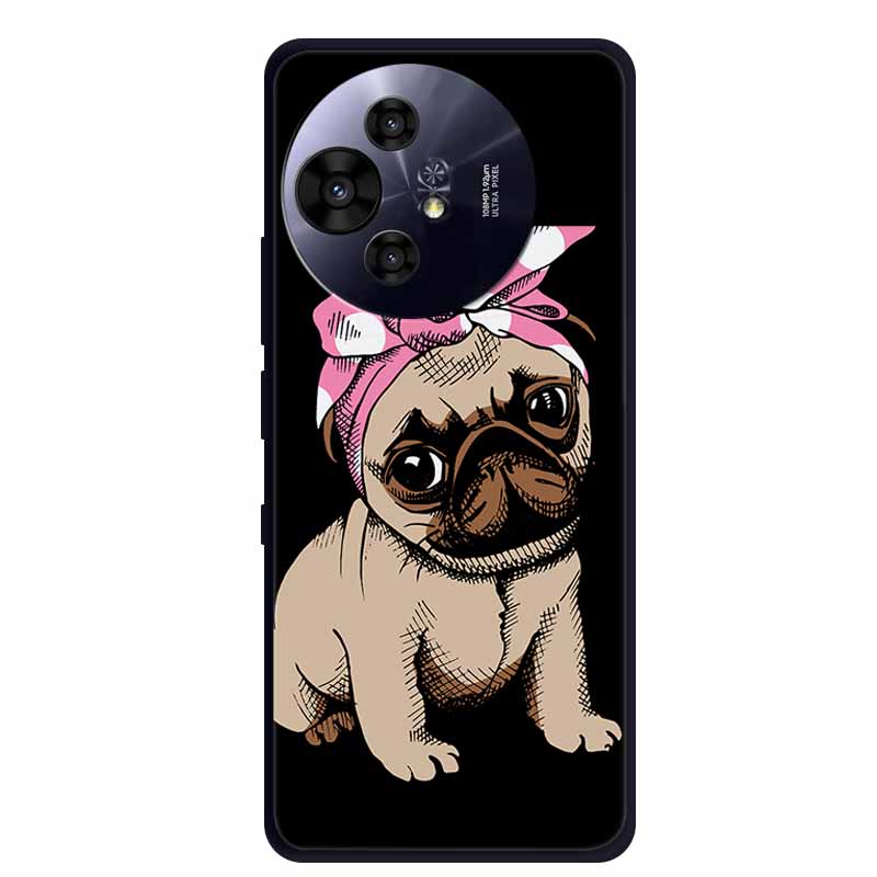 Coque For TCL 50 Pro NxtPaper 5G Case Shockproof Black Silicone Soft TPU Back Cover For TCL 50 Pro NxtPaper Phone Case Cartoon