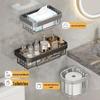 LIEI No-Drill Bathroom Shelf with Tissue Box