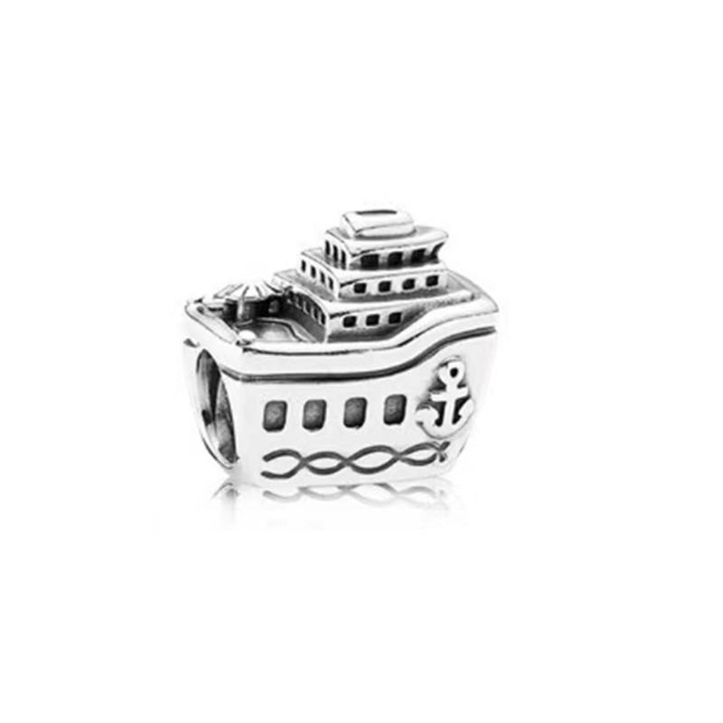 Серия  Океан  Искрящаяся Морская Звезда Мерцающий Дельфин Кит Бусины-Подвески для Оригинального Серебряного Браслета 925 Подарка