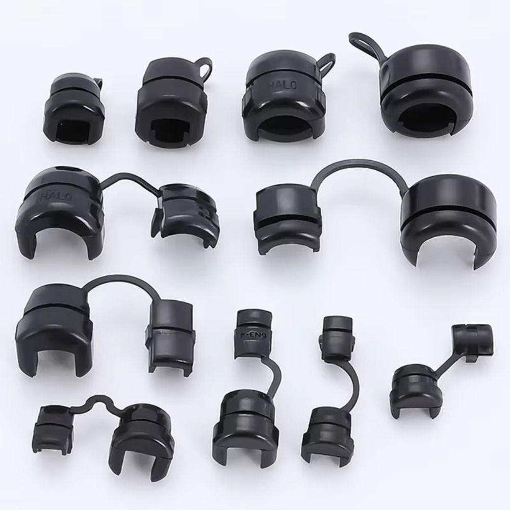 100pcs Self-locking Nylon Power Cord Buckle Plastic Chassis Wire Clip Cable Stripper Tool