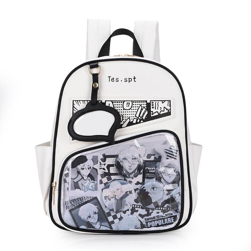 Japanese manga pain bag girl student versatile shoulder portable messenger bag millet display bag JK transparent schoolbag