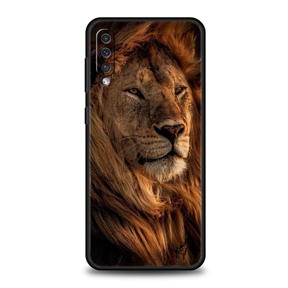 Lion King Animal Phone Case For Samsung A56 A36 A26 A24 A16 A14 A12 A32 A50 A70 A22 A30 A40 A34 A54 A42 A52 A04s A06 5G Cover