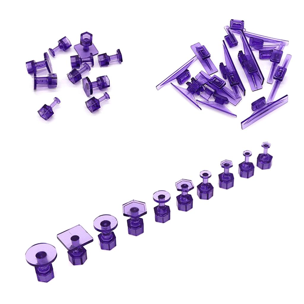 10Pack/28Pack Plastic Dent Fixing Sheets Car Dent Puller Dent Removal Tool Plastic Sheet Metal Repair Kits