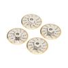 4pcs RC Counter Weight Brake Disc Brass Wheel Weights Hex Adapter for Axial SCX24 Gladiator C10