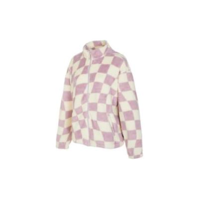 Karierter Windbreaker Lockere Lässige Webjacke Damenjacken Lila VN000A6PC7S