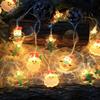 Led Battery Snowman Santa Claus Elk Fairy String Lights Outdoor Xmas Decor Tree