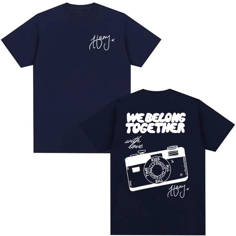 

Harry Styles We Belong Together Tour 2026 Print T Shirts Unisex Women Pop Music Fashion Cotton Short Sleeve Tshirts Y2k Streetwear XL