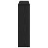 Mirror Cabinet with Shelf Black Oak Effect 76 x 15 x 55 cm