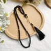 6Mm 99Pcs Glass Pearls Tassel Turkish Style Muslim Rosary Islamic Meditation Yoga Prayer Beads Necklace For Women Jewelry