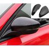 For US Ford Focus MK4 - Rearview Side Mirror Cover Wing Cap Sticker Exterior Door Rear View Case Trim Carbon Fiber Look