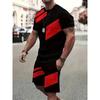 Men's 2-piece Suit, Suitable for Daily Casual Fitness, Running and Sports Wear