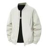 Men's American Style Cleanfit Quilted Harrington Bomber Jacket - Stand Collar, Autumn/Winter.