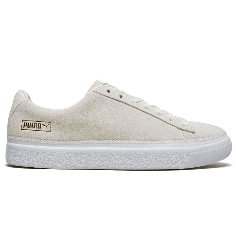 Puma Suede Series Trim Low-Top Sneakers Unisex Sneakers Off-White 369639-04