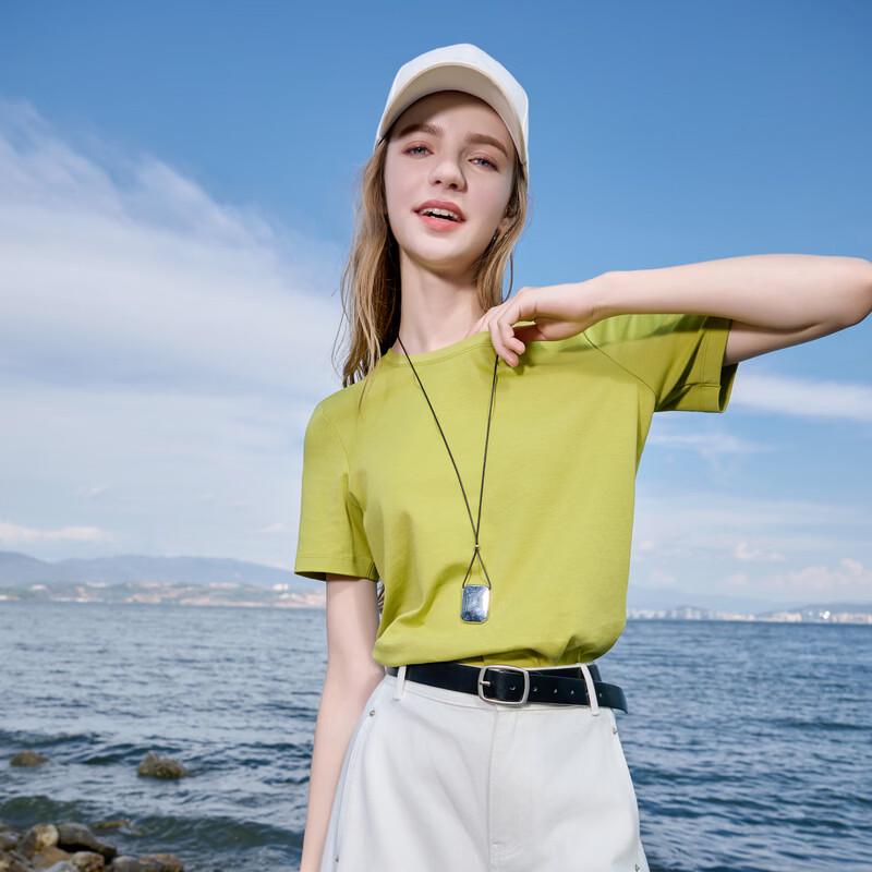 Sancai 2026 Spring Round Neck Short Sleeve T-Shirt