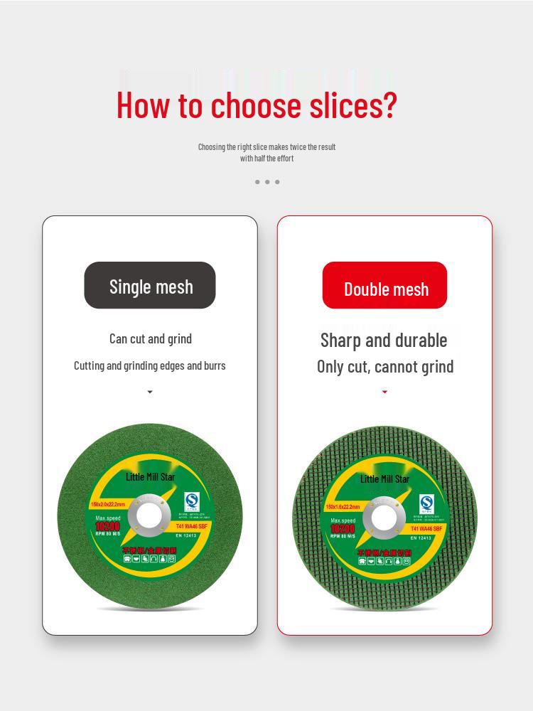 Small Angle Grinder: Stainless Steel Cutting, Grinding & Polishing Disc (107/125/150/180/230mm)