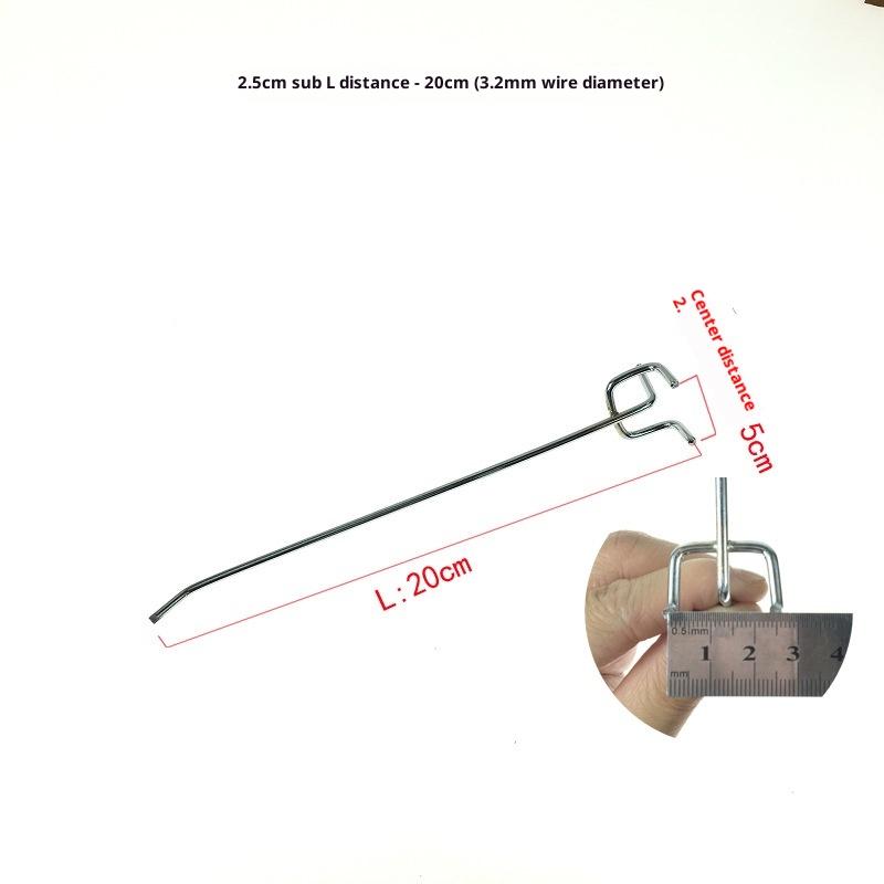 5Pcs Metal Universal Mesh Panel Hooks Retail Shop Mesh Stall Hangers Wall Hook Coat Bag Supermarket Shelf Hook