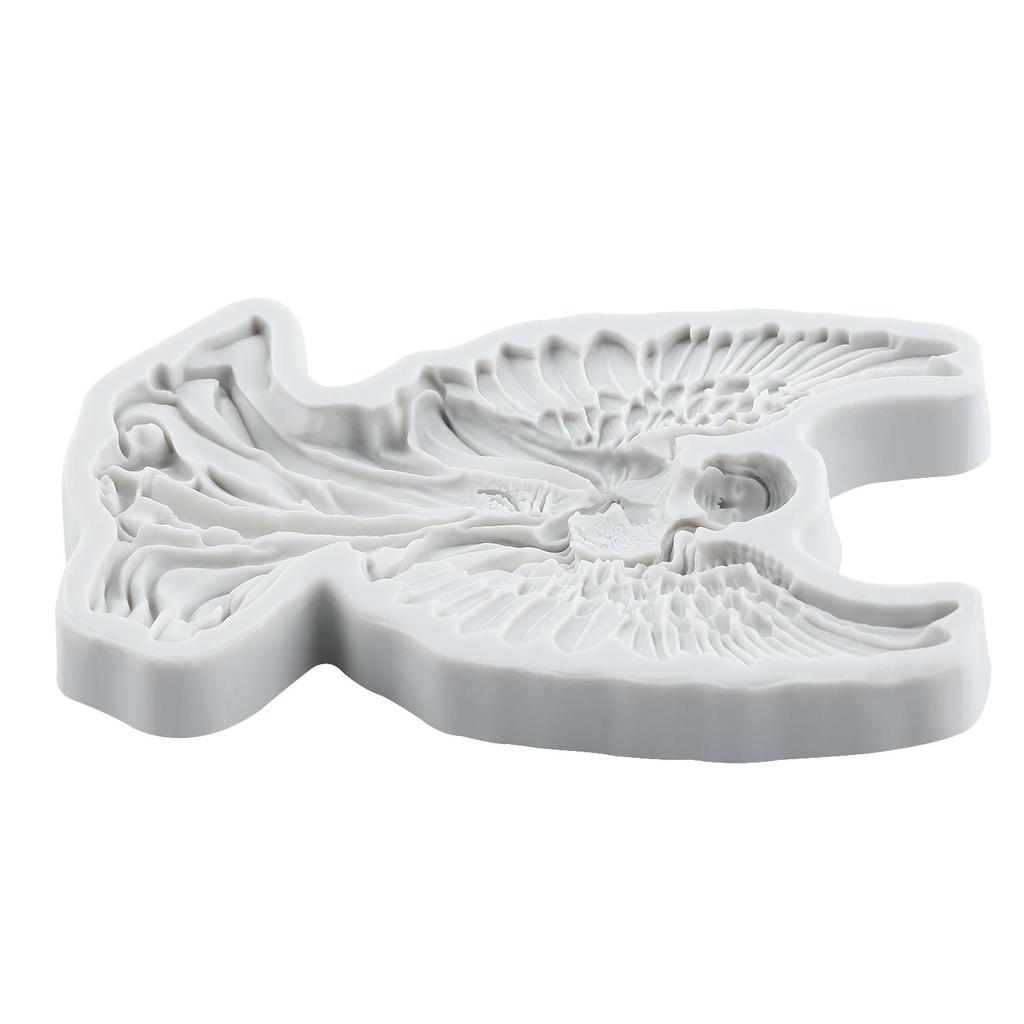 Angel Silicone Mold Angel Fondant Molds Cake Decorating Tools Cupcake Topper Candy Sugar Craft Gum Paste Polymer Clay