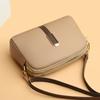 Women's crossbody shoulder bag with shell texture  small shoulder bag  new