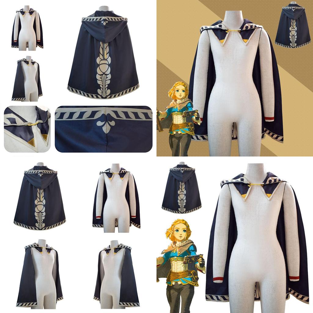 Costume Cosplay Leggenda di Zelda Lacrima del Regno Mantello della Principessa di Link