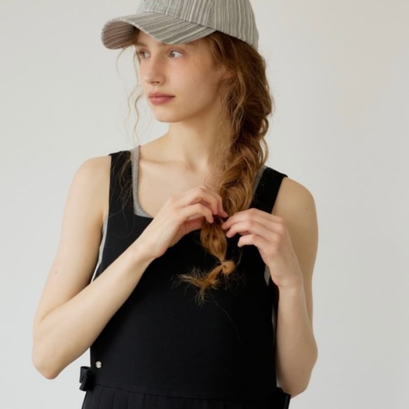 ENTHE FOVE EF Signature Logo Ball Cap _ Gray Mint