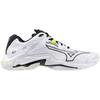Mizuno Wave Lightning Z8 Volleyball Size Shoes, Club/Indoor, Wide, Lightweight, 25.5 cm, 3E, White/Black