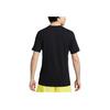 Nike Logo Print Round Neck Short Sleeve T-Shirt Men Tops Black FB9816-010