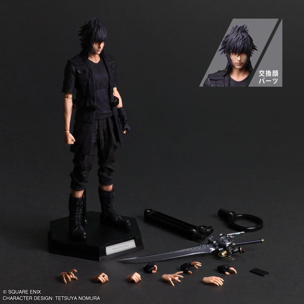 Final Fantasy XV Play Arts True Noctis Lucis Caelum Figura Mobile Dipinta in PVC