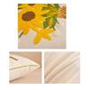 Pillowcase Artistic Flower Stitching Cotton Canvas Pillow Cover Breathable Sofa Bed Accent Piece Pillow Sham