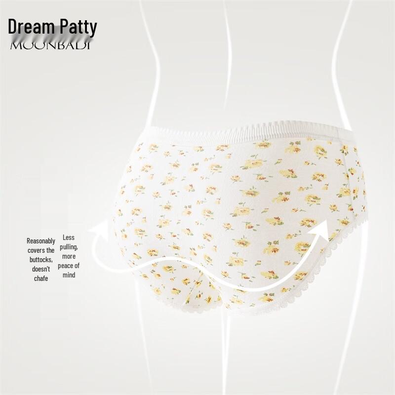 Mengbati Women's 5-Pack Antibacterial Cotton Briefs