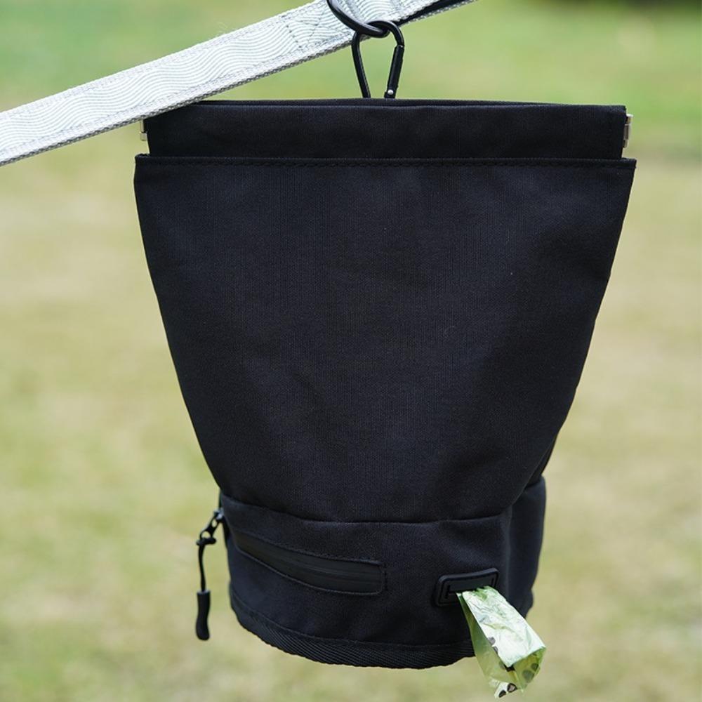 

Oxford Pet Poop Scooper Bag Waterproof Pet Poop Bag Dispenser Dog Garbage Holder Dog Walking чёрный