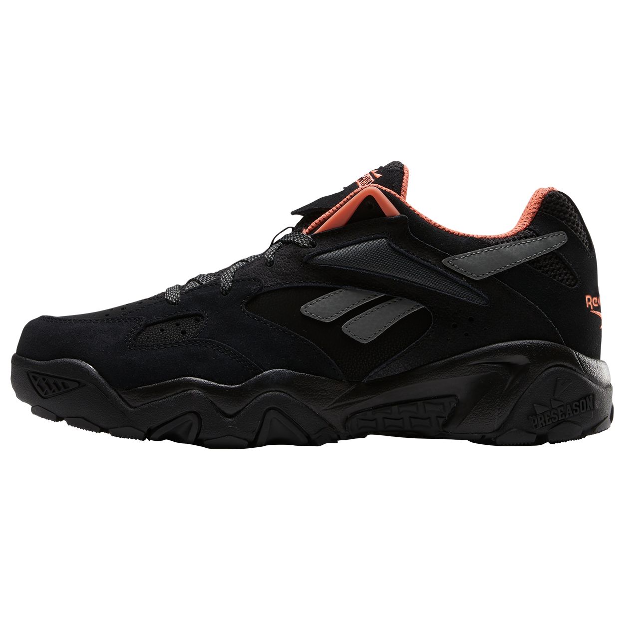 Reebok Preseason 94 LOW Low Top Retro Basketball Shoes Unisex Black 100205105 39