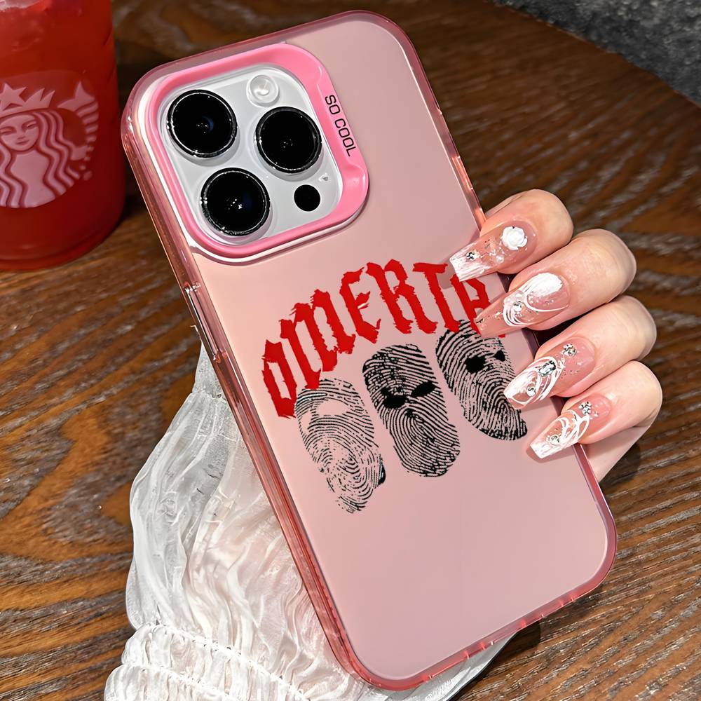 

Luxury O-Omertas Cool M-Maes 47 Phone Case For IPhone 17 16 15 Pro Max Plus 14 13 12 11 Black White Shockproof Phone Cover iphone17Pro