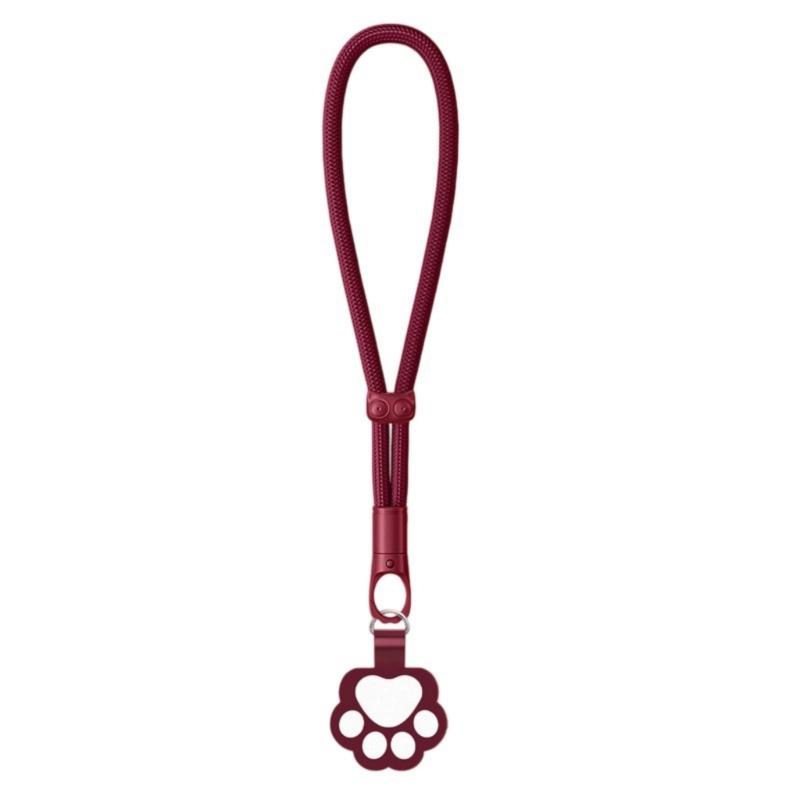 Anti Drop Phone Lanyard Adjustable Length Metal Auto Locking Clasp Polyester Wristband For Mobile Devices Small Gadgets