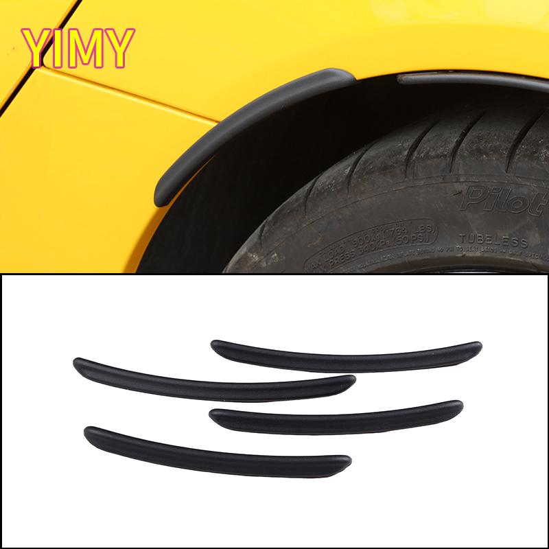 4x ABS Plastic Car Fender Flares Mud Flaps Arch Wheel Eyebrow Lips Strip Sticker Trim Suitable for Toyota SUPRA A90 GR -