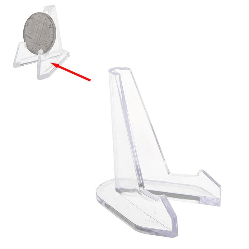 Clear Acrylic Coin Display Holder Showcase Your Coin Collection With This Mini Stand Made Of Imported Acrylic Material
