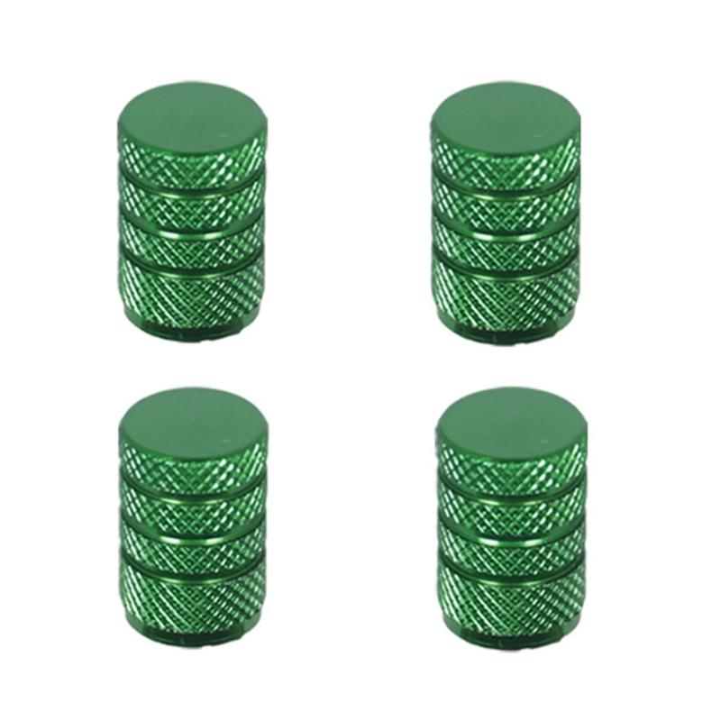 4PCS Aluminum Tire valves Stem Caps Corrosions Resistant Covers Aluminum Valves Caps Engineered Valves Stem Caps set X37F