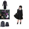 Wednesday Addams School Uniform Girls Kids Dress Cosplay Halloween Xmas Party