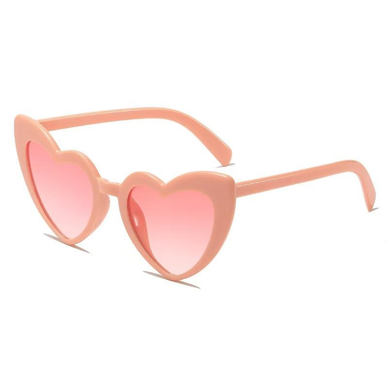 

Солнцезащитные очки Wind Love Women Sunglasses Big Face Thin Special-Shaped Peach Heart Glasses