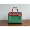 Kazilan color-blocking inseam version of crocodile pattern high-end hand-held platinum bag women's cross-border fashion versatile women's bag