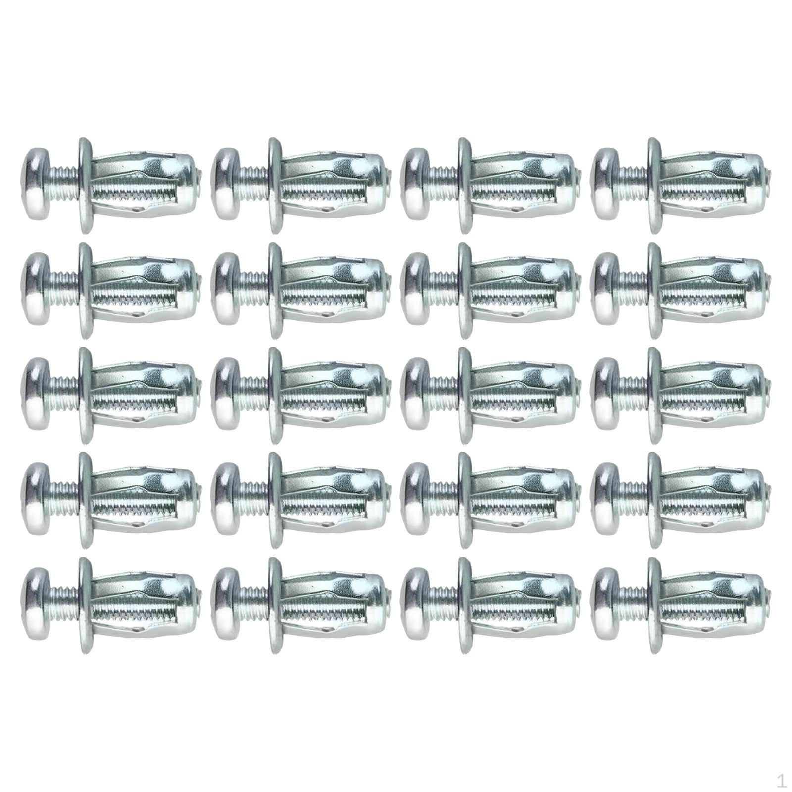 

20 штук в упаковке гаек-фиксаторов для металлических лепестковых винтов - Установка настенных анкеров 4x25mm