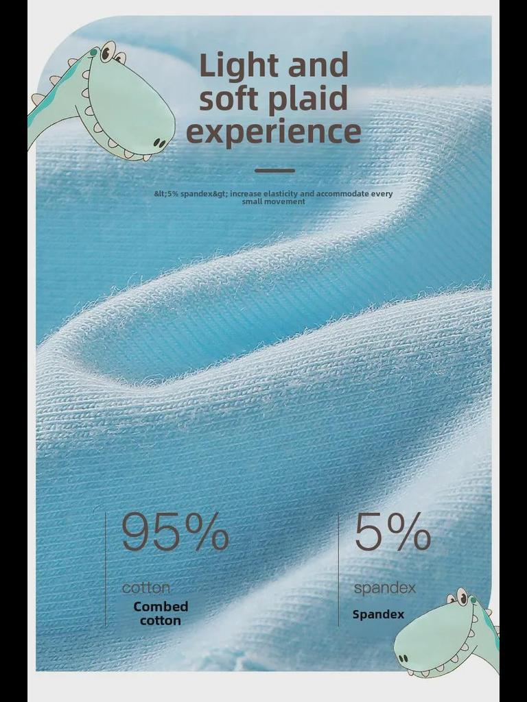 Children's Pure Cotton Boxer Shorts - Antibacterial Underwear for Boys, Kids, and Toddlers