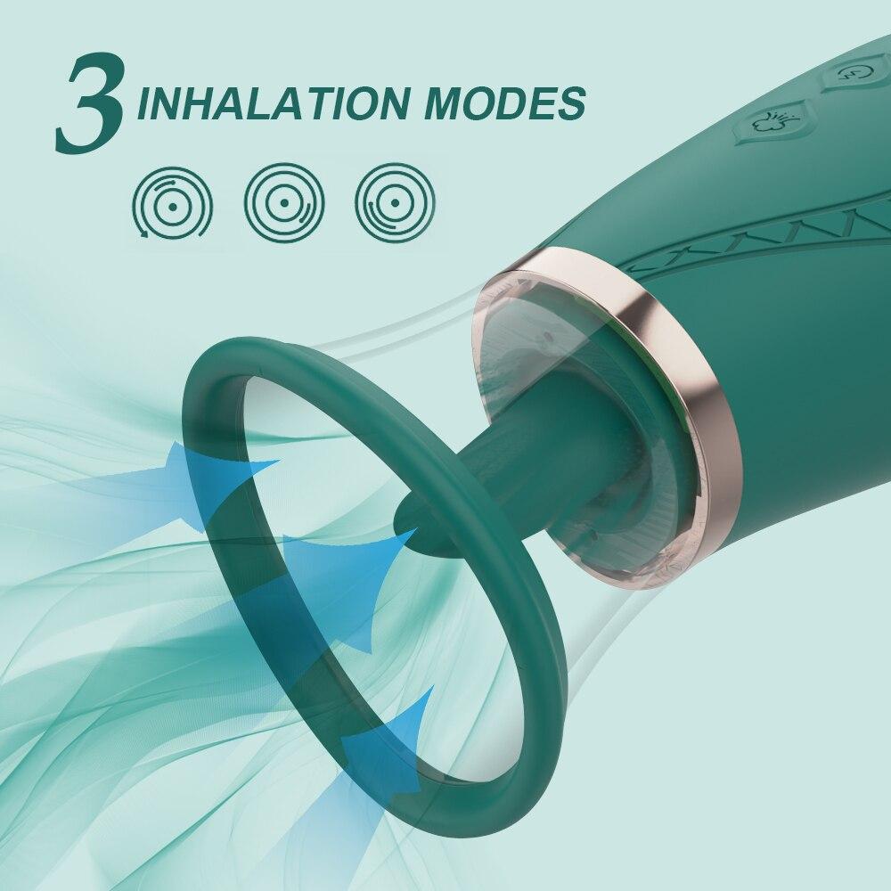 Female Tongue Licking Vibrator G Spot Clitoral Massager Vagina Stimulation Nipple Clit Tickler 10 Vibration Modes Sex Toys for Women