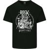 Rock Is Dead Music Drummer Drumming Kids T-Shirt Childrens