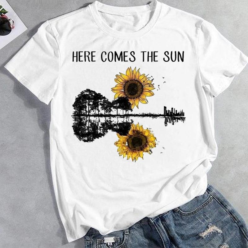 90er Kleidung Lässig Liebe Herz Schmetterling Trend Sommermode Grafik T-Shirt Damen Oberteil T-Shirt Kurzarm Dame Weiblich Print T-Shirt