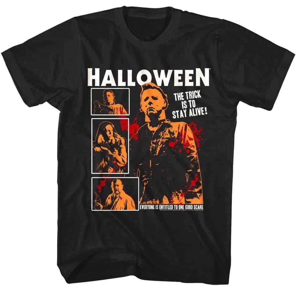 Halloween Bloody Horror Montage Men s T Shirt 2XL